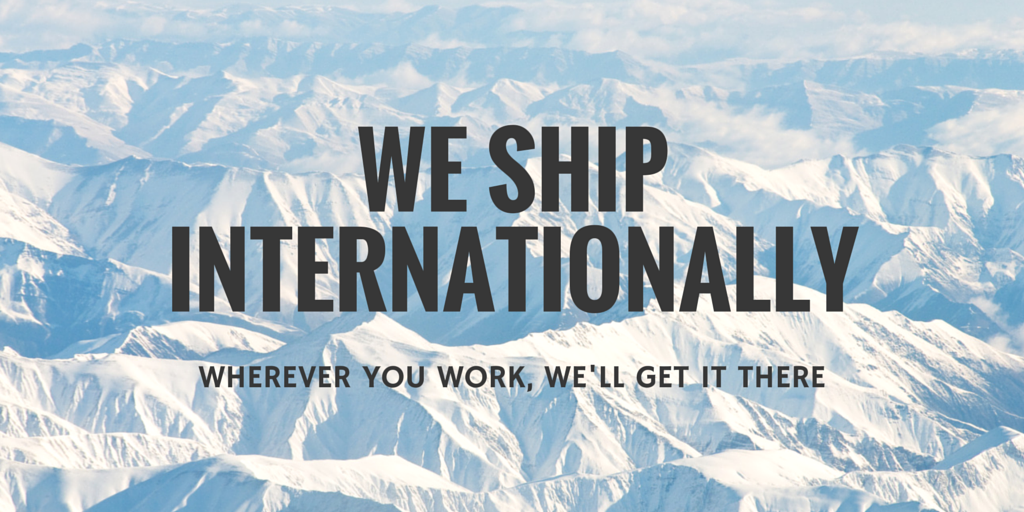 we ship internationally